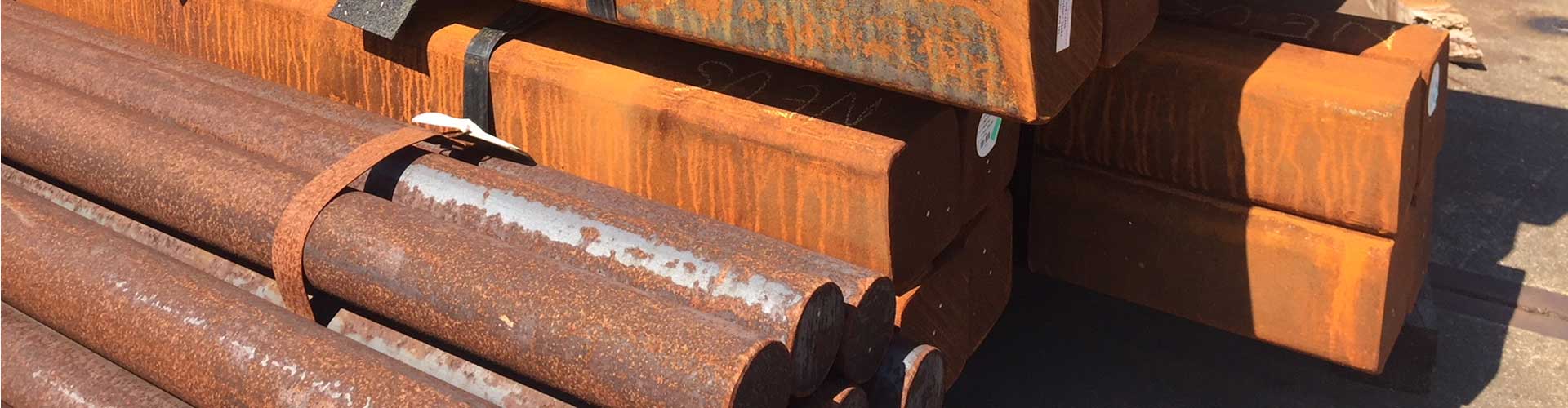 FF Steel Sortiment Bild von verschiedenen Profilen eines Stahllagers